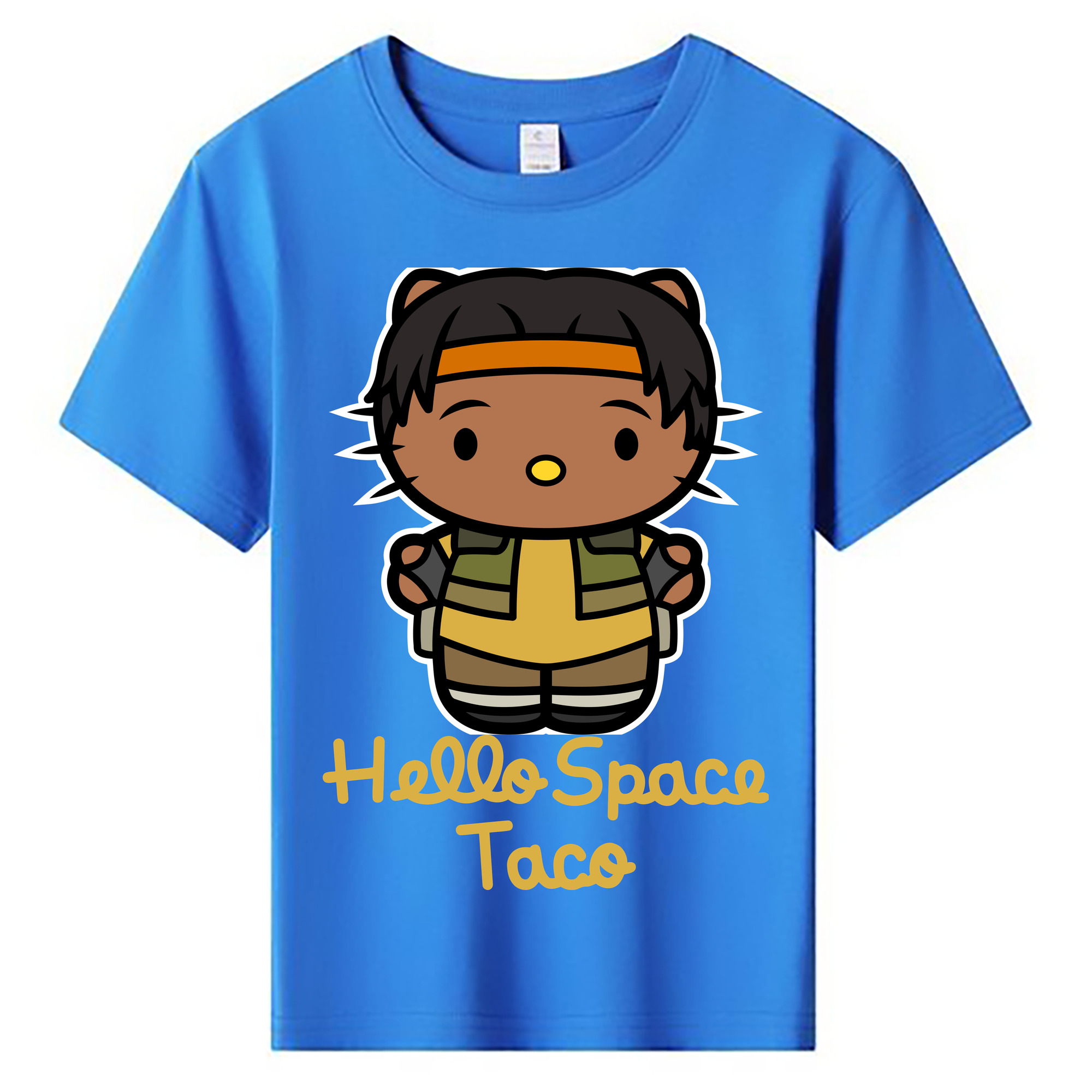 （画像用） Hello Kitty ハローキティ 綿100％キッズTシャツ（フロントプリント）